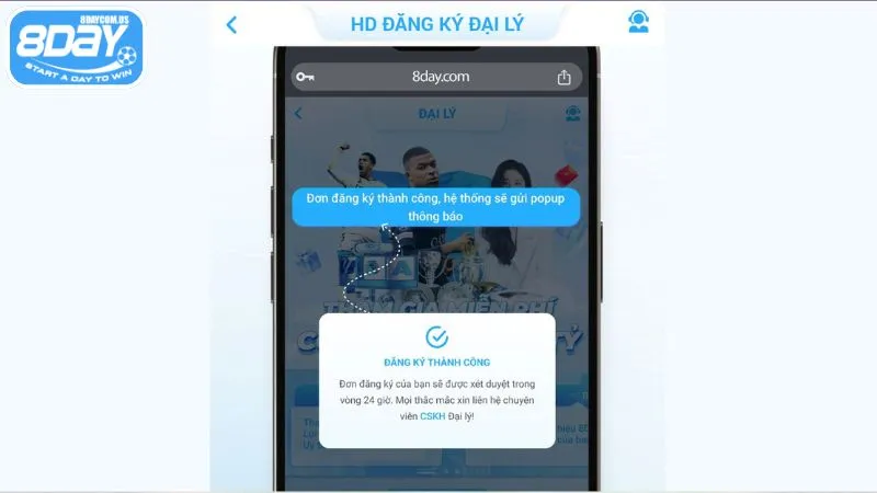 Đăng ký 8Day - Nhận ngay ưu đãi độc quyền HOT cho tân thủ 2 Đăng ký 8Day dễ dàng chỉ với 5 bước cơ bản