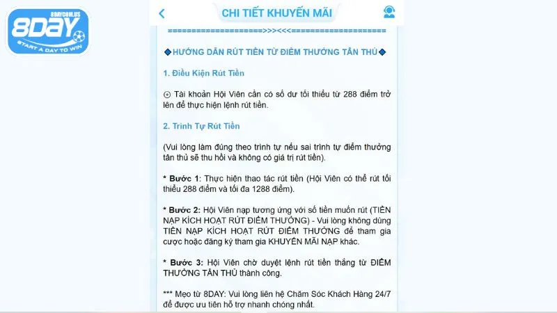 Code trải nghiệm chào đón tân thủ - Nhận ngay 68 điểm thưởng 4 Người chơi có thể rút tiền từ ưu đãi về tài khoản của mình
